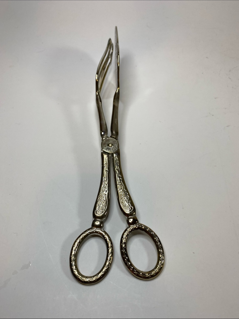 Silver Plated Pastry Tongs